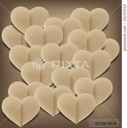 Paper heart shape symbol for Valentines day with copy space for Paper heart shape symbol for Valentines day with copy space for 16242014