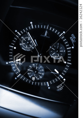 Luxury mens Chronograph Watch, macro photo 16242124
