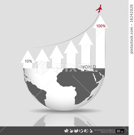 Modern design graph. Business graph to success, can use for busi Modern design graph. Business graph to success, can use for busi 16242826