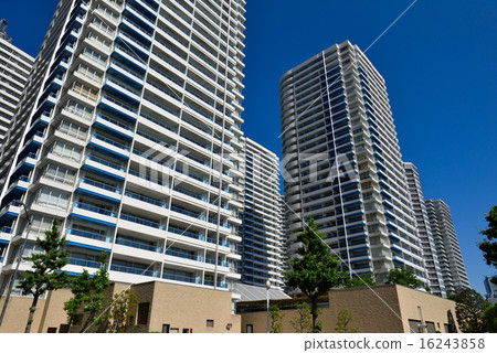 High-rise apartment group in Minato Mirai district High-rise apartment group in Minato Mirai district 16243858
