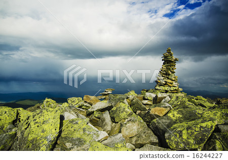 Carpathian mountain landscape 16244227