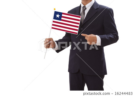 holding of the Liberia Flag 16244483