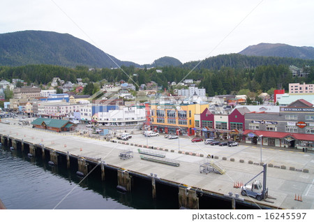 Streets of Ketchikan from the ship 16245597