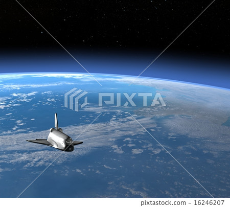 航天飛機燙髮3DCG插圖素材 16246207