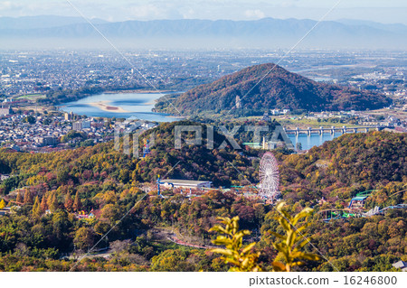 Inuyama City Observation from Sukao mountain Inuyama Castle Kisogawa 16246800