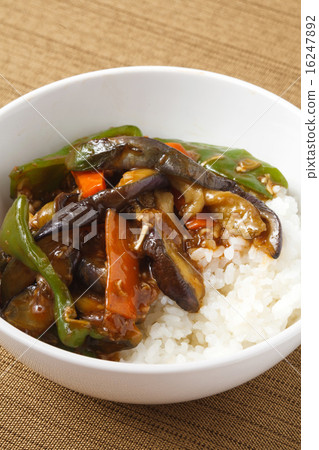 Mabo Eggukuro on rice Mabo Eggukuro on rice 16247892
