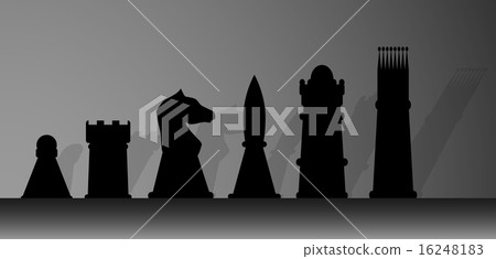 Silhouette of chessmen Silhouette of chessmen 16248183