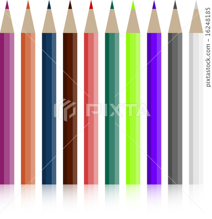 Set of colored pencils Set of colored pencils 16248185