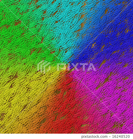 Rainbow gradient paper clips image texture 16248520