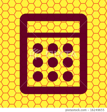 calculator. Flat modern web button and space for y calculator. Flat modern web button and space for y 16249655