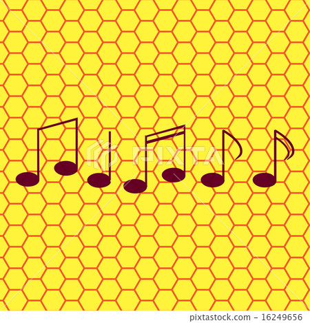 Music elements notes web icon, flat design Music elements notes web icon, flat design 16249656
