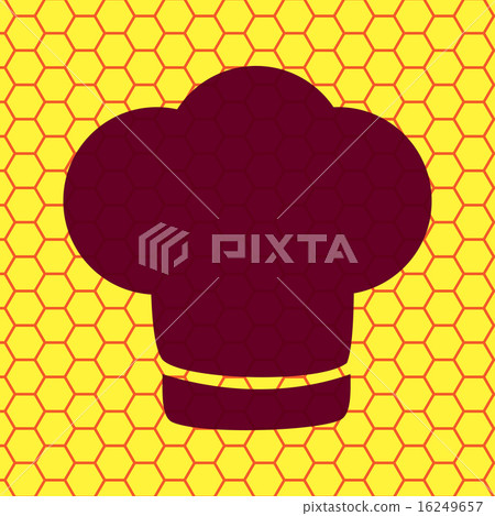 Chef cap. Cooking. Flat modern web button and spac Chef cap. Cooking. Flat modern web button and spac 16249657
