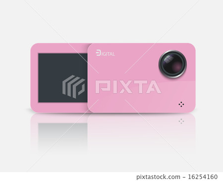 Digital camera vector illustrations. Digital camera vector illustrations. 16254160