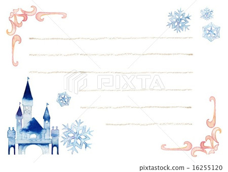 Card castle Horizontal line available 16255120