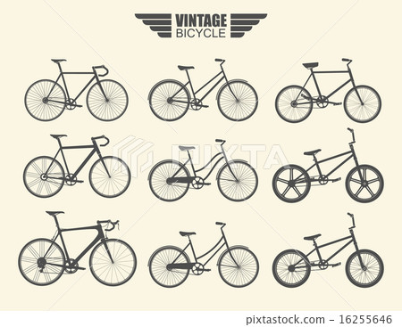 Vector Set of Bicycle. Vector Set of Bicycle. 16255646