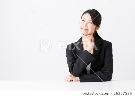 Business woman white back image Business woman white back image 16257589