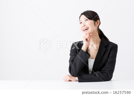 Business woman white back image Business woman white back image 16257590
