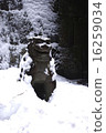 Guardian dog buried in the snow 16259034