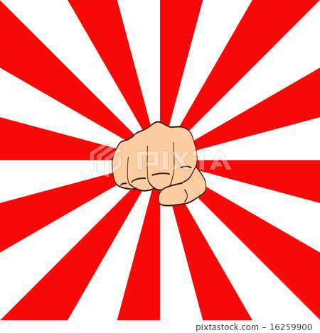 Punch _ thick lines _ background red radial sharp 16259900