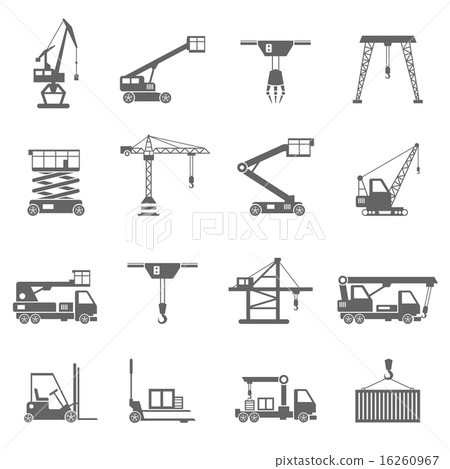 Lifting Equipment Icons 16260967