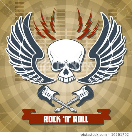 Retro rock background Retro rock background 16261792