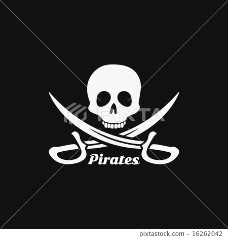 Pirates skull logo emblem icon 16262042