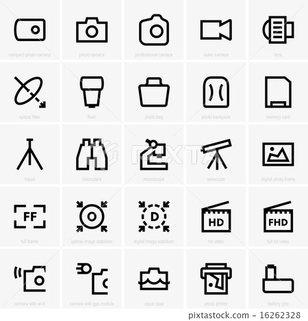 Photo & optical icons 16262328
