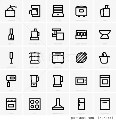 Kitchen icons  16262331