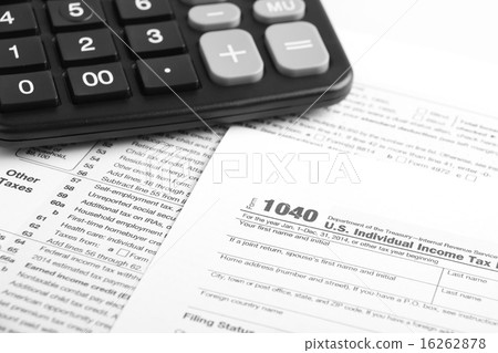 Tax form financial concept Tax form financial concept 16262878