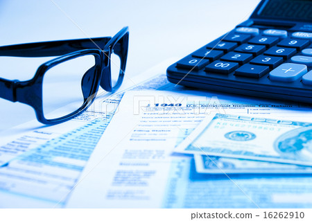Tax form financial concept Tax form financial concept 16262910