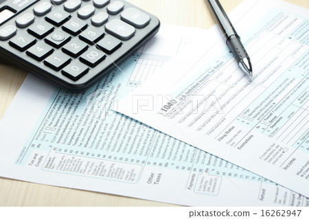 Tax form and financial concept 16262947