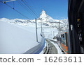 Red train and Matterhorn 16263611