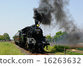 Steam locomotive departing Moka Railway Nishiidai Station 16263632