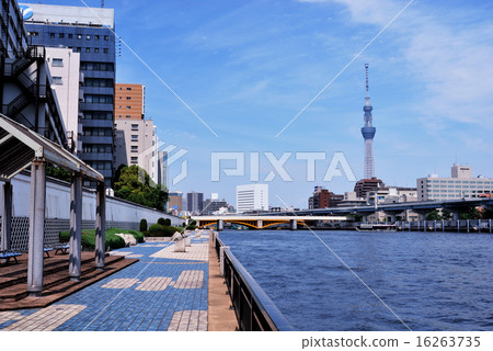 Sumidagawa Terrace and Tokyo Sky Tree Sumidagawa Terrace and Tokyo Sky Tree 16263735