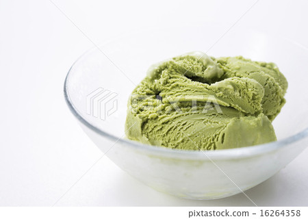Green tea ice cream 16264358