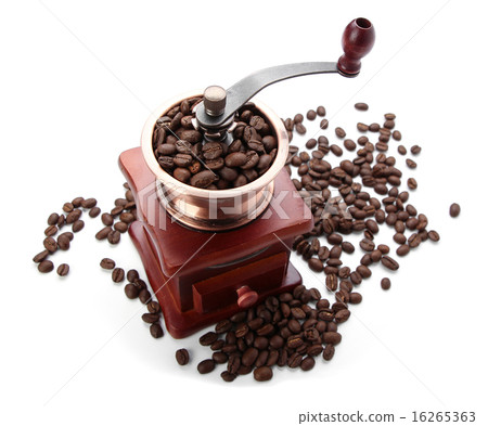 Fresh Coffee Bean And Coffee Bean Grinder 16265363