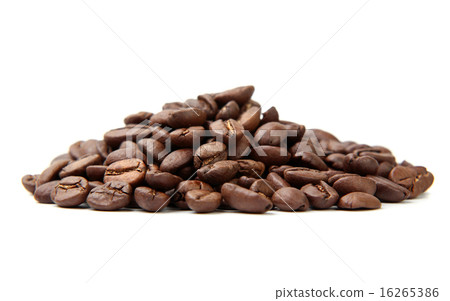 Coffe Beans Isolated On White Background 16265386