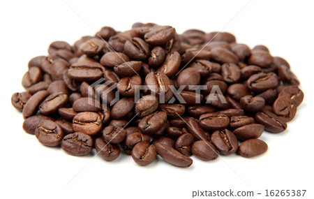 Coffe Beans Isolated On White Background Coffe Beans Isolated On White Background 16265387
