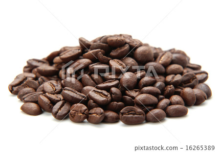 Coffe Beans Isolated On White Background Coffe Beans Isolated On White Background 16265389