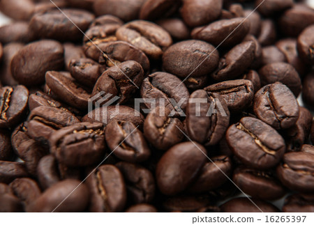 Roasted Coffee Beans Background Texture 16265397
