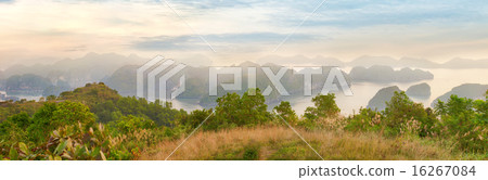 Viewpoint panorama of Halong Bay 16267084