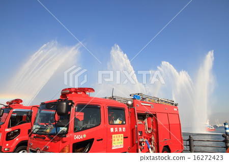 消防車和排水 16272423