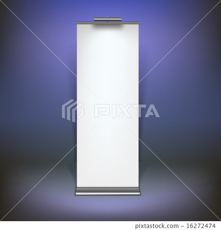 Blank roll up banner display Blank roll up banner display 16272474