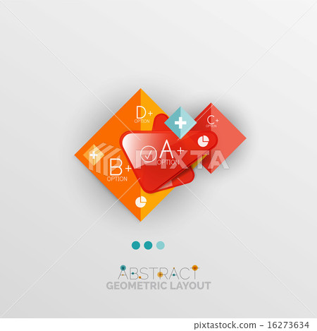 Modern abstract geometric info banner 16273634