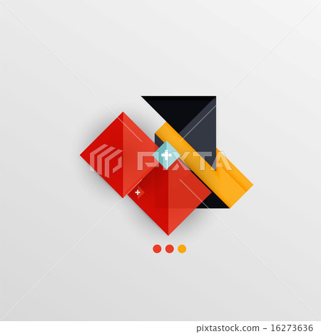 Modern abstract geometric info banner 16273636