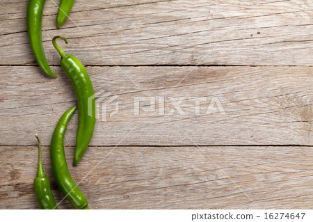 Green chili peppers Green chili peppers 16274647