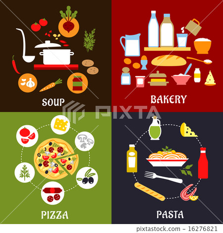 Cooking processes of vegetarian and fast food 16276821