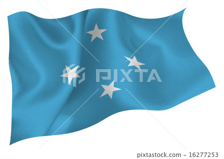 密克羅尼西亞國旗的旗幟 密克羅尼西亞國旗的旗幟 16277253