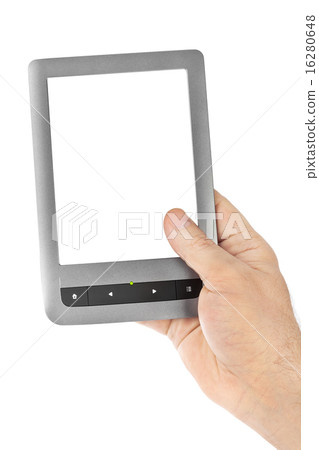 Hand with E-book reader Hand with E-book reader 16280648