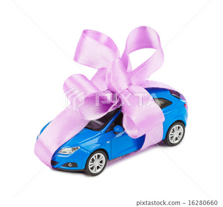 Car with bow as gift Car with bow as gift 16280660